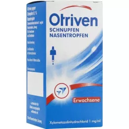 OTRIVEN Gotas nasales al 0,1% para adultos y médicos escolares, 20 ml