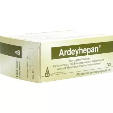 ARDEYHEPAN tabletas recubiertas, 100 piezas