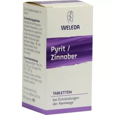 PYRIT ZINNOBER Tabletas, 80 piezas