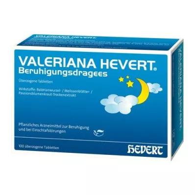 VALERIANA HEVERT Grageas sedantes, 100 piezas