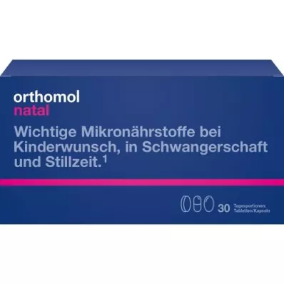 ORTHOMOL Paquete combinado de comprimidos/cápsulas natales, 1 ud