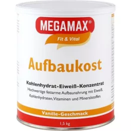 MEGAMAX Vainilla nutricional en polvo, 1,5 kg