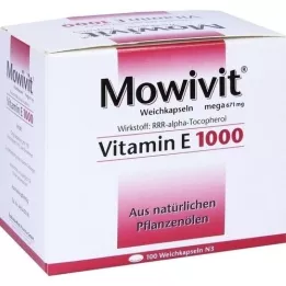 MOWIVIT Vitamina E 1000 cápsulas, 100 piezas