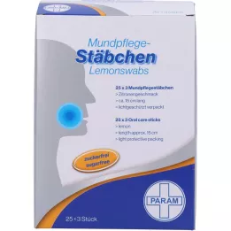 LEMON Hisopos, 25X3 uds