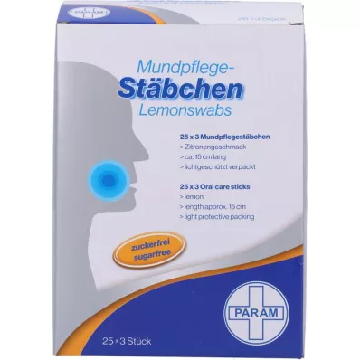 LEMON Hisopos, 25X3 uds