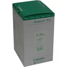 MEDICARE Bettl.unst.2 l con manguera de desagüe de 120 cm, 10 unidades