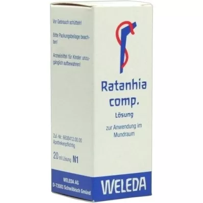 RATANHIA COMP.solución externa, 20 ml