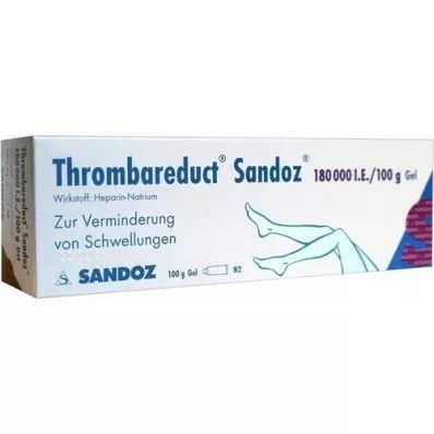 THROMBAREDUCT Sandoz 180.000 UI gel, 100 g