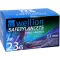 WELLION Lanza desechable de seguridad Safetylancets 23 G, 200 unidades