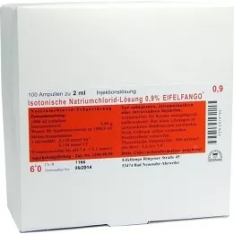 ISOTONISCHE Solución de NaCl al 0,9% Eifelfango Inj. solución, 100X2 ml