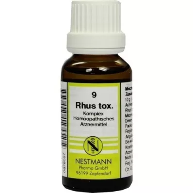 RHUS TOX Dilución del complejo n.º 9, 20 ml