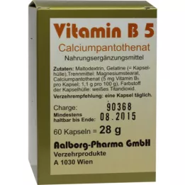VITAMIN B5 CÁPSULAS, 60 uds