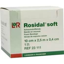 ROSIDAL Vendaje suave 10x0,4 cmx2,5 m, 1 pieza