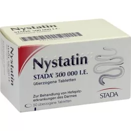 NYSTATIN STADA Pastillas recubiertas de 500.000 UI, 50 unidades