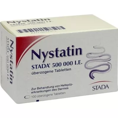 NYSTATIN STADA Pastillas recubiertas de 500.000 UI, 100 unidades