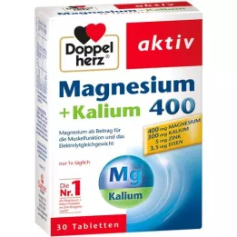 DOPPELHERZ Tabletas de magnesio + potasio, 30 piezas