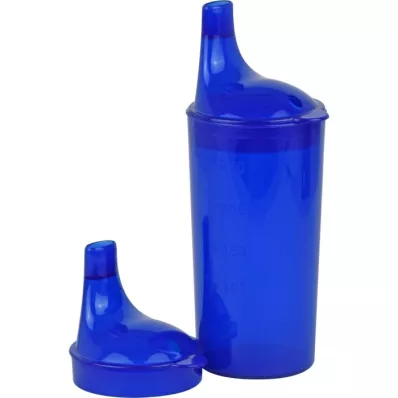 TRINKBECHER con 2 tapas azul, 1 ud