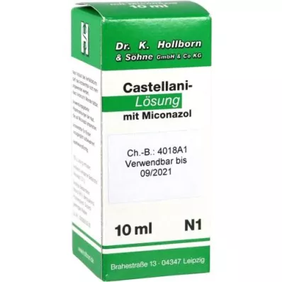 CASTELLANI metro. Solución de miconazol, 10 ml