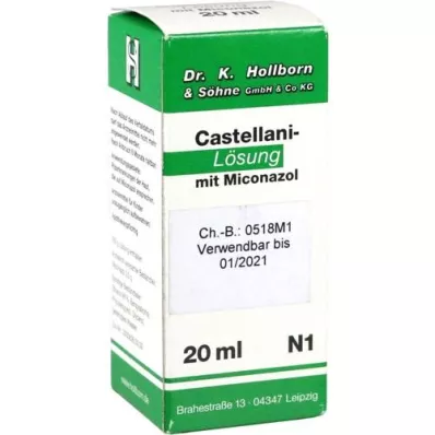CASTELLANI metro. Solución de miconazol, 20 ml CASTELLANI metro. Solución de miconazol, 20 ml