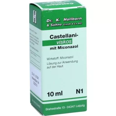 CASTELLANI viscoso con solución de miconazol, 10 ml