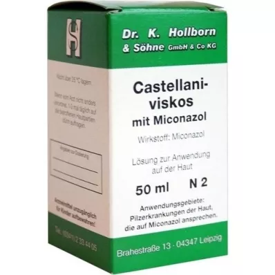 CASTELLANI viscoso con solución de miconazol, 50 ml