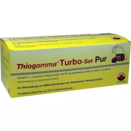 THIOGAMMA Frascos de inyección Turbo Set Pur, 10X50 ml
