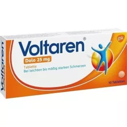 VOLTAREN Dolo 25 mg comprimidos recubiertos, 10 piezas