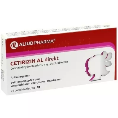 CETIRIZIN AL Pastillas de acción directa, 21 unidades
