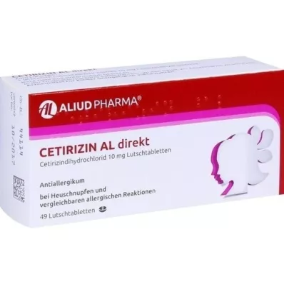 CETIRIZIN AL pastillas directas, 49 piezas