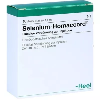 SELENIUM HOMACCORD Ampollas, 10 piezas