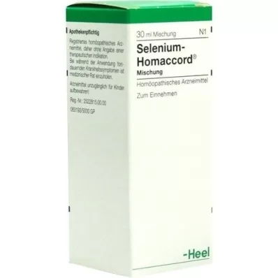 SELENIUM HOMACCORD Gotas, 30 ml