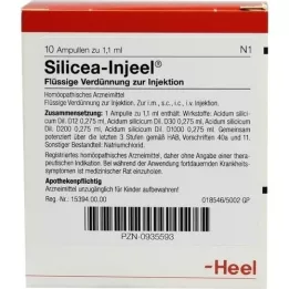 SILICEA INJEEL Ampollas, 10 piezas