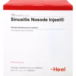 SINUSITIS Ampollas Nosode Injeel, 100 piezas