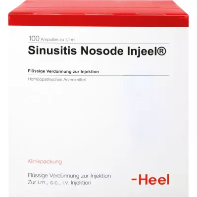 SINUSITIS Ampollas Nosode Injeel, 100 piezas