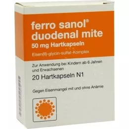 FERRO SANOL Ácaro duodenal 50 mg de jugo gástrico duro, 20 piezas