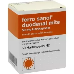 FERRO SANOL Ácaro duodenal 50 mg de jugo gástrico duro, 50 piezas