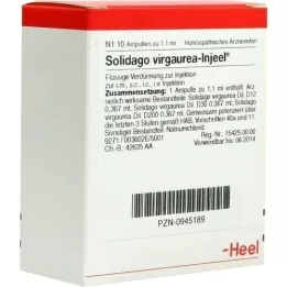 SOLIDAGO VIRGAUREA INJEEL Ampollas, 10 piezas