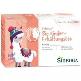 SIDROGA Bolsas filtrantes de té frío ecológico para niños, 20X1,5 g