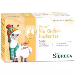SIDROGA Bolsas filtrantes de té orgánico para la tos infantil, 20X1,5 g
