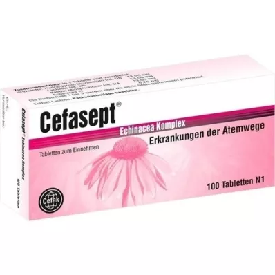 CEFASEPT Tabletas complejas de equinácea, 100 piezas