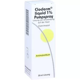 CLODERM Líquido 1% pulverizador con bomba, 30 ml
