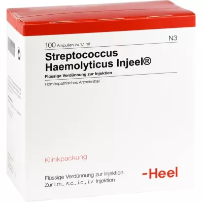 STREPTOCOCCUS HAEMOLYTICUS Ampollas Injeel, 100 piezas