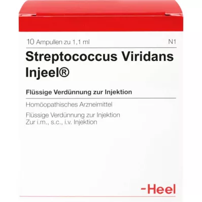 STREPTOCOCCUS VIRIDANS Ampollas Injeel, 10 piezas