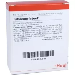 TABACUM INJEEL Ampollas, 10 piezas