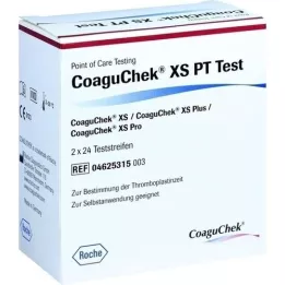 COAGUCHEK XS PT Prueba, 2X24 uds