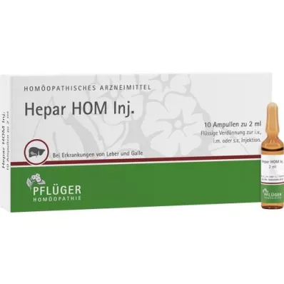 HEPAR HOM Iny. Ampollas, 10X2 ml