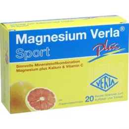 MAGNESIUM VERLA más gránulos, 20 unidades