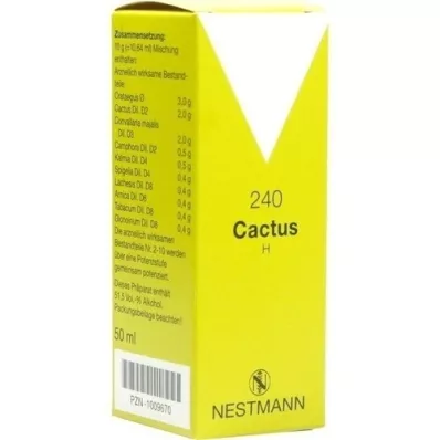 CACTUS H 240 gotas, 50 ml