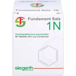 FUNDAMENT-Sal en tabletas, 80 piezas