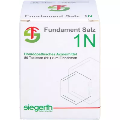 FUNDAMENT-Sal en tabletas, 80 piezas